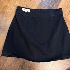 Black PacSun jean skirt